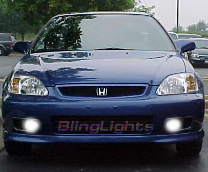 1999-2000 Honda Civic SI Xenon Fog Lights lamps 99 00 For Sale