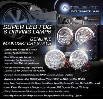 BlingLights Crystal LED Fog Lamps