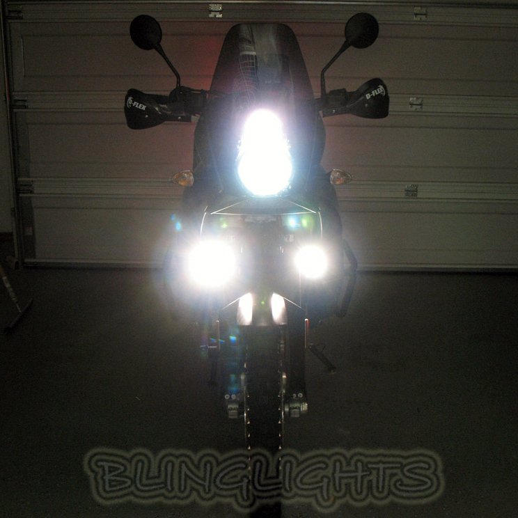 KTM 990 Adventure S R 9000K Blue LED Fog Lamps Driving Light Kit eBay